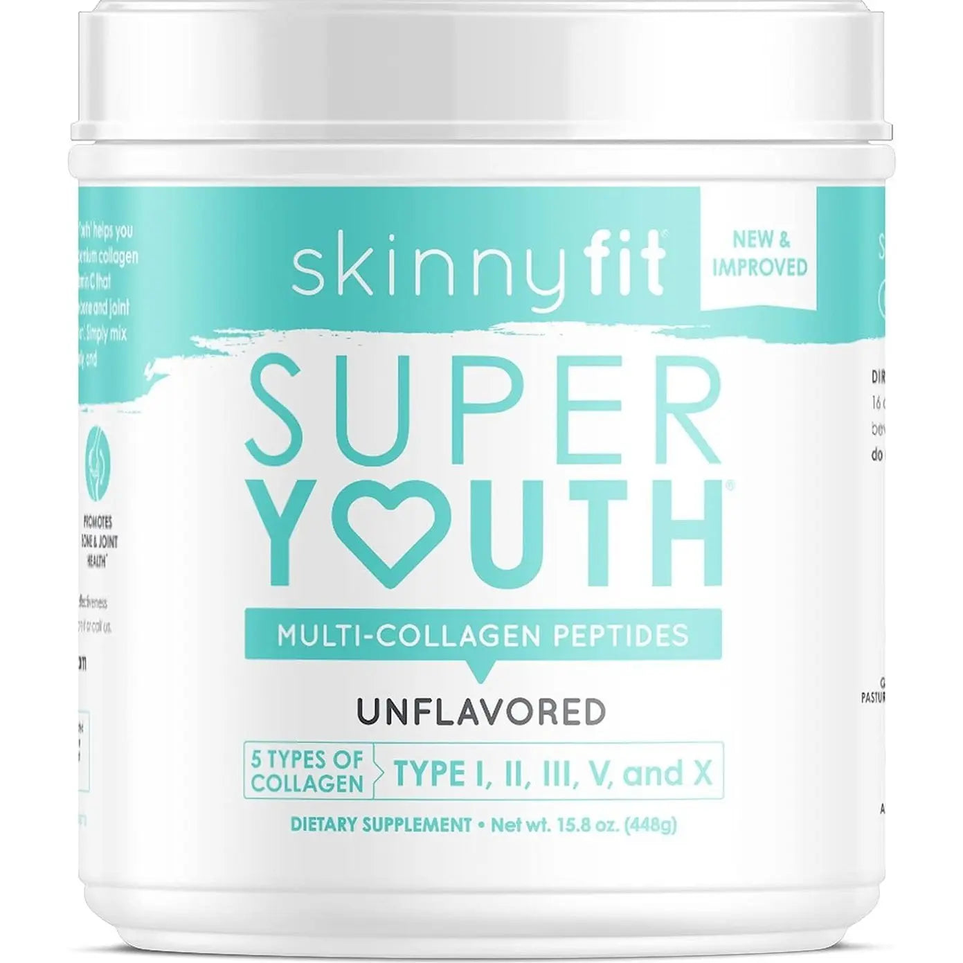 SkinnyFit Super Youth Plus Multi-Collagen Peptides Unflavored Collagen NEW Skinny Fit - Dance Express Shop