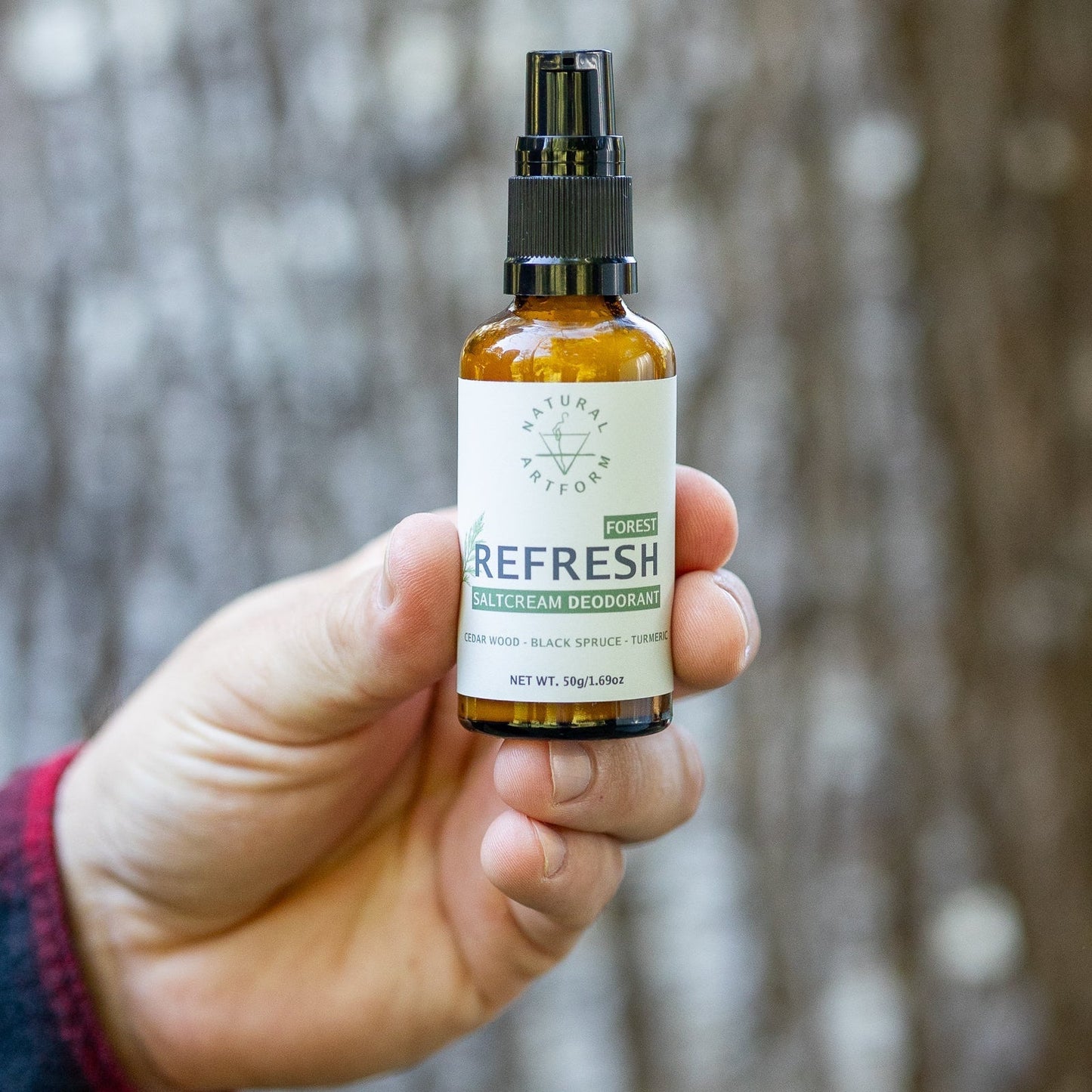 REFRESH Salt Cream Deodorant 50g Natural Artform