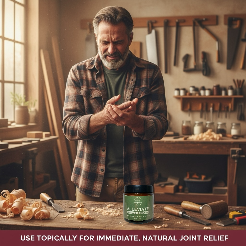 ALLEVIATE MUSCLE & JOINT RELIEF Cream | DMSO Powered Relief Natural Artform