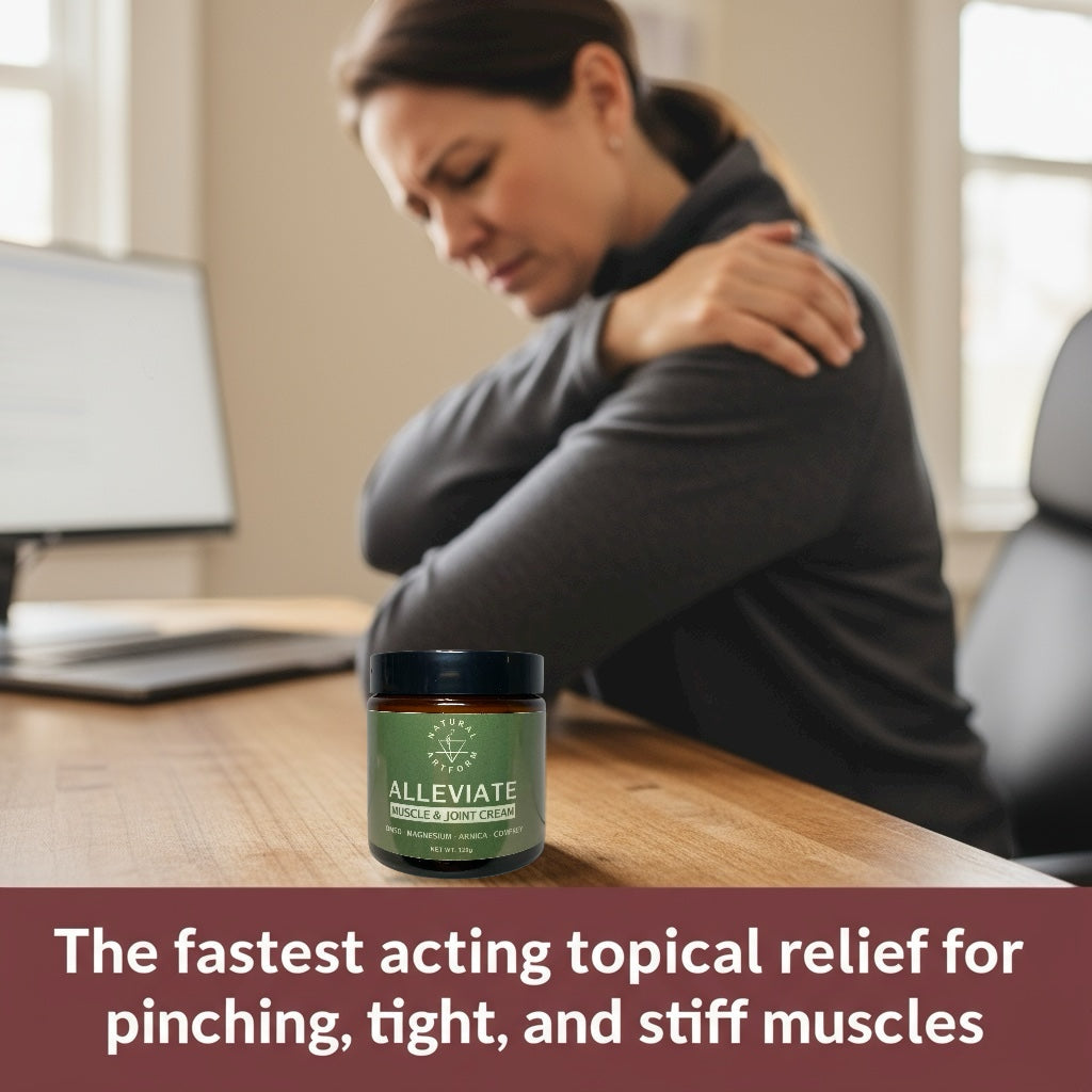 ALLEVIATE MUSCLE & JOINT RELIEF Cream | DMSO Powered Relief Natural Artform